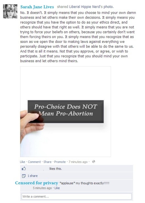 what is pro choice?
